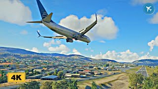 Ultra Realism  DANGEROUS Landing in Toncontín Airport Tegucigalpa  B7378 COPA  MSFS 2020 [upl. by Cleasta]