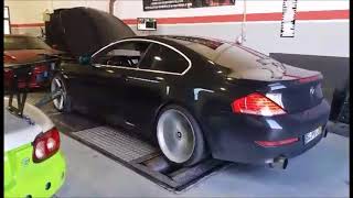 bmw 635d dyno [upl. by Hakeber509]