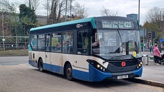 Ride on Metrobus ADL Enviro200 MMC  6711 YX68 URD  Route 422 [upl. by Linskey]