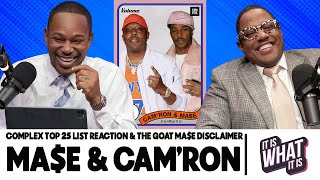 MAE amp CAMRON REACT TO THEIR COMPLEX SPORTS TOP 25 SPOT amp THE GOAT DISCLAIMER  EP66 [upl. by Himelman155]