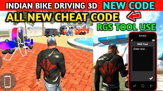 RGS TOOL USE  ALL NEW CHEAT CODE  Funny Gameplay Indian Bikes Driving 3d 🤣🤣 [upl. by Alicul]