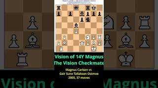 Brilliant 14 year old Magnuss Vision Checkmate  Magnus Carlsen vs Geir Sune Tallaksen Ostmoe 2005 [upl. by Placia]