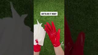 How To Make Your Football Gloves Stick Again Nxtrnd [upl. by Fotzsyzrk]