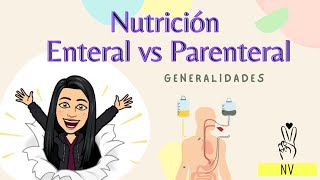 Nutrición Enteral y Parenteral [upl. by Airetal]