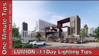 One Minute Rendering Tip for Lumion 11  SERIES  72 [upl. by Aiciruam393]