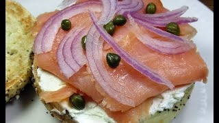 NYC Deli Style Bagel Lox amp A Schmear Recipe [upl. by Annovoj]