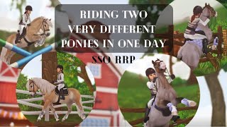 SSO RRP  Riding two VERY different ponies in one day  Autumn Oakwin [upl. by Thornburg]