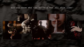 pov youve been a villain all this time  villains playlist [upl. by Hachmin961]