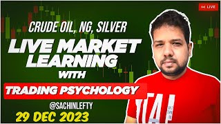 Crude Oil Live Trading  Commodity Live Trading  Mcx Live Trading  29 Dec23 [upl. by Nidla]