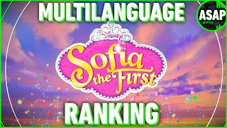 Sofia the First Theme Song  Multilanguage RANKING 30 Versions Included [upl. by Inuat]