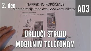 A03  Ukljuci STRUJU mobilnim TELEFONOM 2deo  GSM komunikator Jablotron GD02 [upl. by Ahsiruam141]