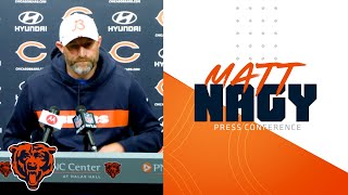 Matt Nagy Its the next man up mentality  Chicago Bears [upl. by Dlopoel]