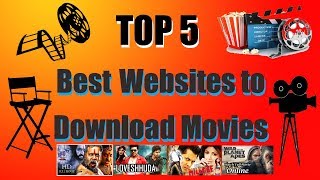 Top 5 best websites to download latest movies Bollywood Hollywood And South Indian [upl. by Aneryc]