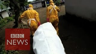 Ebola body collector faces threats and violence  BBC News [upl. by Naryb]