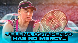 NEW Ostapenko Never Loses  Ostapenko Hits Her Opponent Out [upl. by Dahsra]