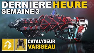 DESTINY 2 GUIDE MISSION DERNIÈRE HEURE LES 2 INTERRUPTEURS PUZZLES ET VAISSEAU SEMAINE 3 [upl. by Ivatts]