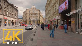 Virtual Walking Tour in 4K 60fps  SARAJEVO  The Capital of Bosnia and Herzegovina [upl. by Klemm276]