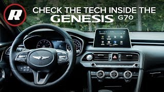 Tech Check 2019 Genesis G70 Sport shares tech from the Kia Stinger [upl. by Aretak389]