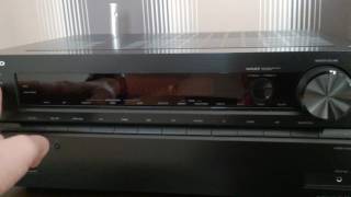 Onkyo TXNR646 check sp wire problem [upl. by Alleusnoc]