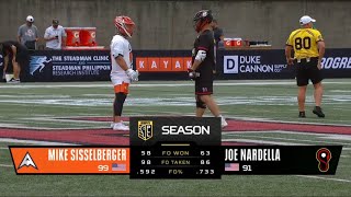 Joe Nardella vs Mike Sisselberger  MD Whipsnakes vs Utah Archers  PLL Faceoff Highlights  7524 [upl. by Payne]