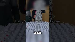 What Happens If You Connect 100 Chargers To An iPhone [upl. by Nageek]