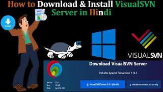 How to Download and Install VisualSVN Server on Microsoft Windows Server 2016 in Hindi [upl. by Ahsiekahs]