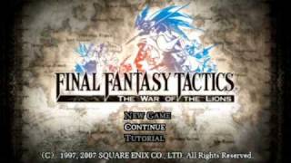 Final Fantasy Tactics Intro  PSP Version [upl. by Adanar588]