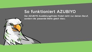 AZUBIYO Ausbildungsfinder – So funktioniert AZUBIYO [upl. by Uird]