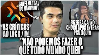 CEO DO VALORANT REBATE CRÍTICAS SOBRE O LOCK IN E SEU FORMATO  LIQUID ANUNCIA ELENCO PARA 2023 [upl. by Kobe]