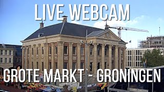 live webcam  Grote Markt  Groningen  the Netherlands [upl. by Taka]