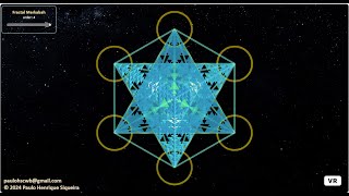 Estrella Merkaba fractal  Geometría Sagrada [upl. by Roybn]