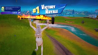 NEW GHOSTLY CHAOS DIRECTOR SKIN IN FORTNITE PS5  A VICTORY ROYALE WIN SOLO [upl. by Nirra]