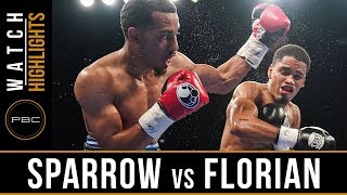 Sparrow vs Florian HIGHLIGHTS June 27 2017  PBC on FS1 [upl. by Notserk423]