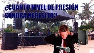 Nivel de presión sonora ¿Cuantos nivel necesito [upl. by Ahsienyt]