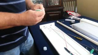 How to wire 4ft led lights [upl. by Auliffe]