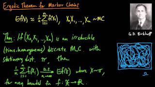 ML 182 Ergodic theorem for Markov chains [upl. by Kendell]