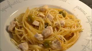 Spaghettis poulet olive recette cookeo [upl. by Eus]