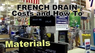 French Drain  Cost and How To  Complete Install [upl. by Eserahc735]