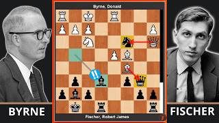 Byrne vs Bobby Fischer  The Game of the Century XX REVISITED  bobbyfischer [upl. by Trefler441]