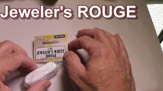 Jeweler’s Rouge by Drixet White Polishing Buffing Compound REVIEW [upl. by Annaiek]