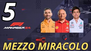 MEZZO MIRACOLO  F1 MANAGER 24 CARRIERA SCUDERIA PS5 Gameplay ITA EP5 [upl. by Ahsiuqal]