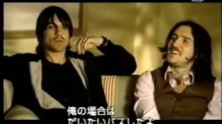 John Frusciante and Anthony Kiedis interview  quotVquot channel 2002 [upl. by Nihcas]