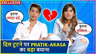 Pratik amp Akasa Most Honest Interview On Heartbreak  Dating Each Other  Saamna Song amp More [upl. by Ariait99]