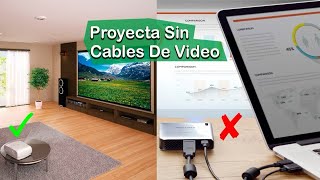 Proyectar laptop o computador sin cables como conectar un proyector wifi  Caso toptro [upl. by Nwahsan]