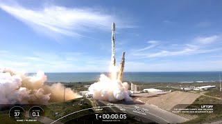 Blastoff SpaceX Falcon 9 launches Transporter10 rideshare mission  Full Broadcast [upl. by Epp]