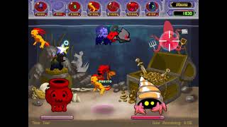 Insaniquarium Deluxe Revenge of the Fish Time Trial Tank 4 Gameplay [upl. by Arytas293]