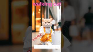 Cat walking 🙀 shorts viralshort treanding cats [upl. by Geri550]