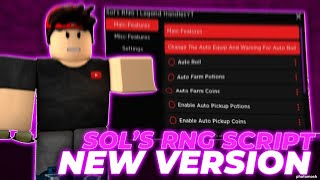 Sols Rng Script  Sols Rng  Sols Rng Script Roblox  Roll Any Aura OP Webhook Auto Farm amp Other [upl. by Eugenia]