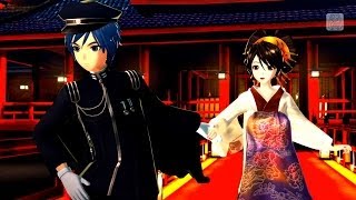 1080p Project DIVA F 2nd 番凩 Paired Wintry Winds MEIKO amp KAITO [upl. by Veda]