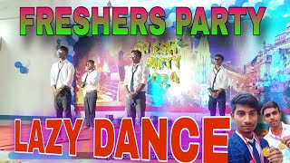 Lazy dance  freshers party  by team JD Shrikant [upl. by Paz714]